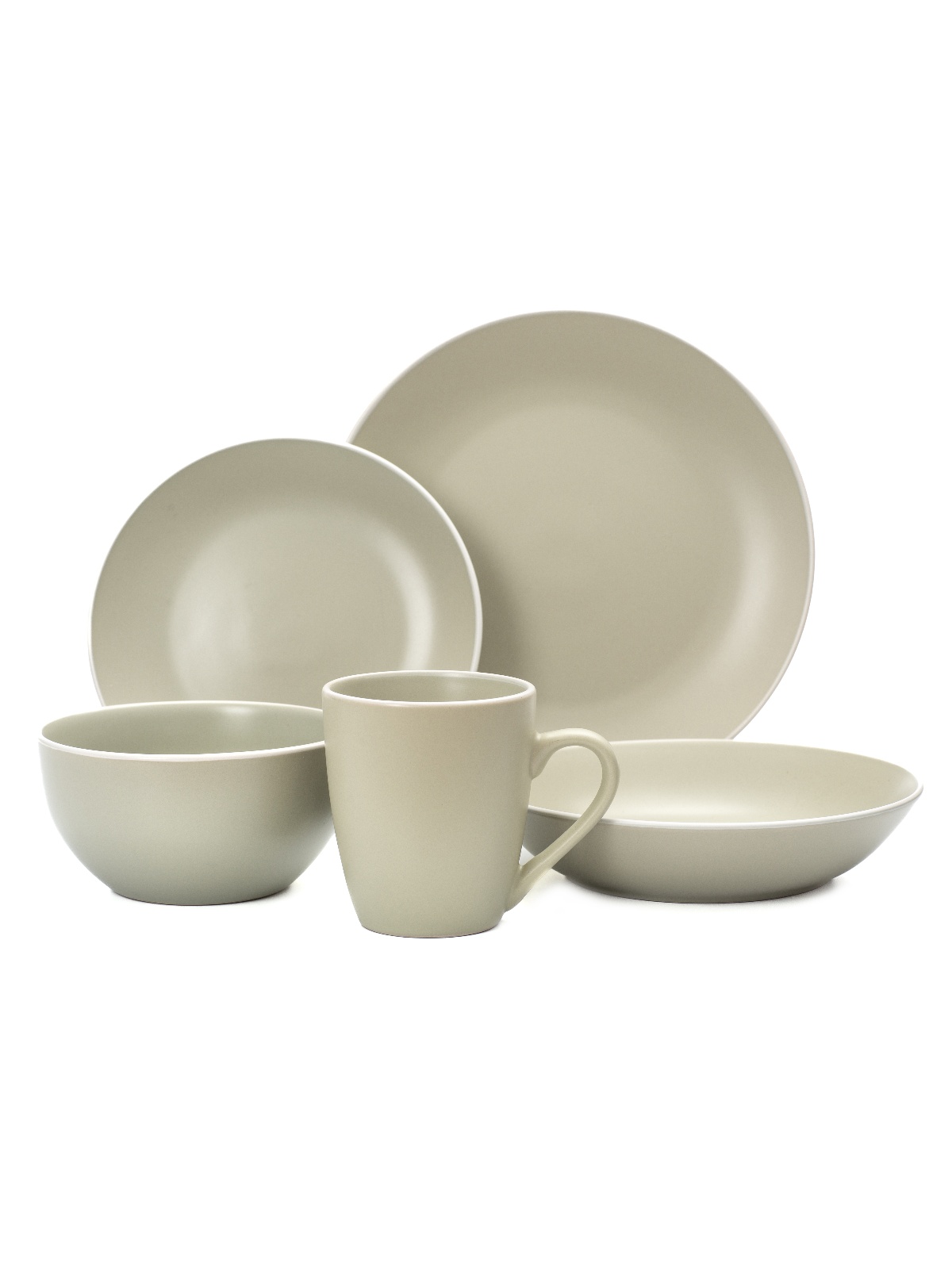 яяяКружка керамическая "Scandy Olive" 355мл арт.TDM534 "Fioretta" *6/36