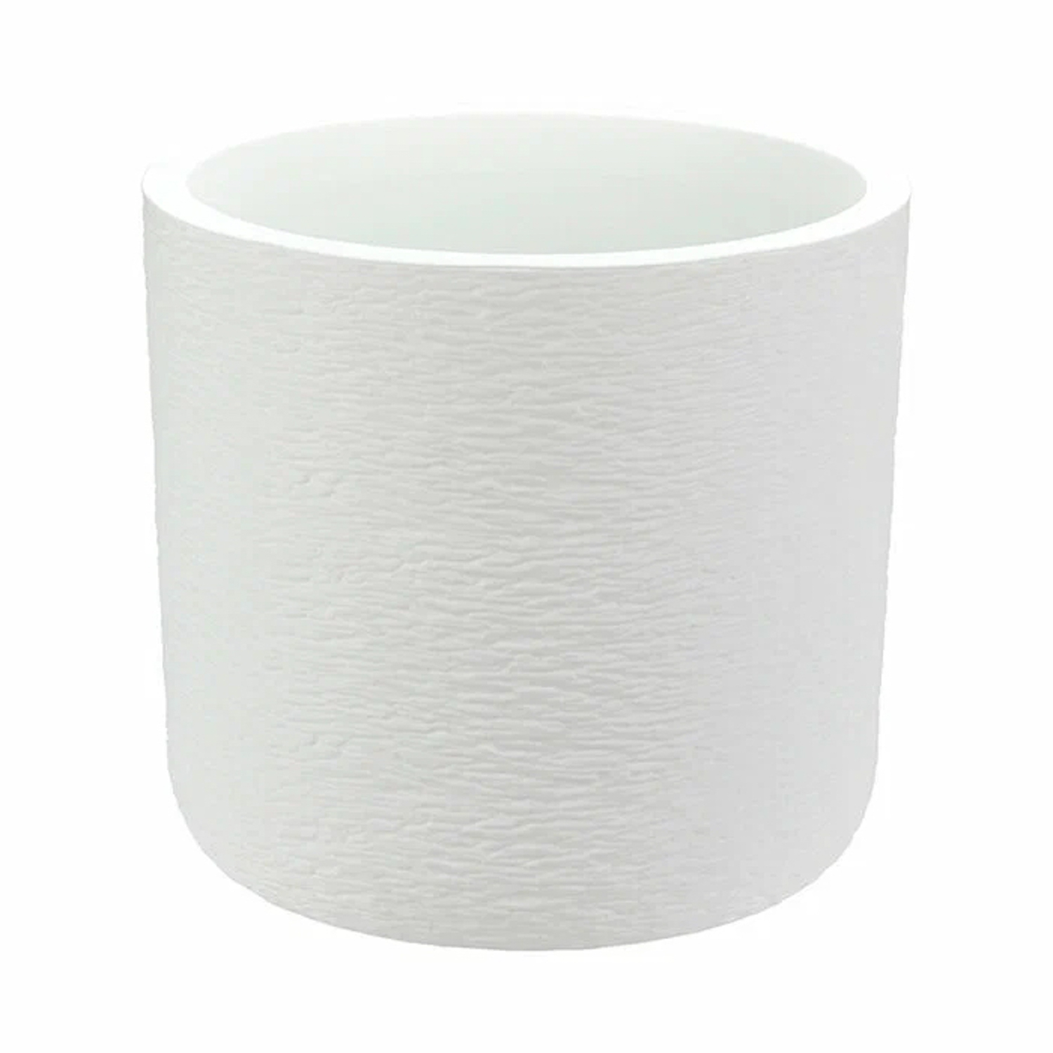 Кашпо пластм. "Сланец"  9,5л d верха 280мм h265мм со вставкой Белый М3200 ("М-П")*1/6 Кашпо пластм. "Сланец"  9,5л d верха 280мм h265мм со вставкой Белый М3200 ("М-П")*1/6