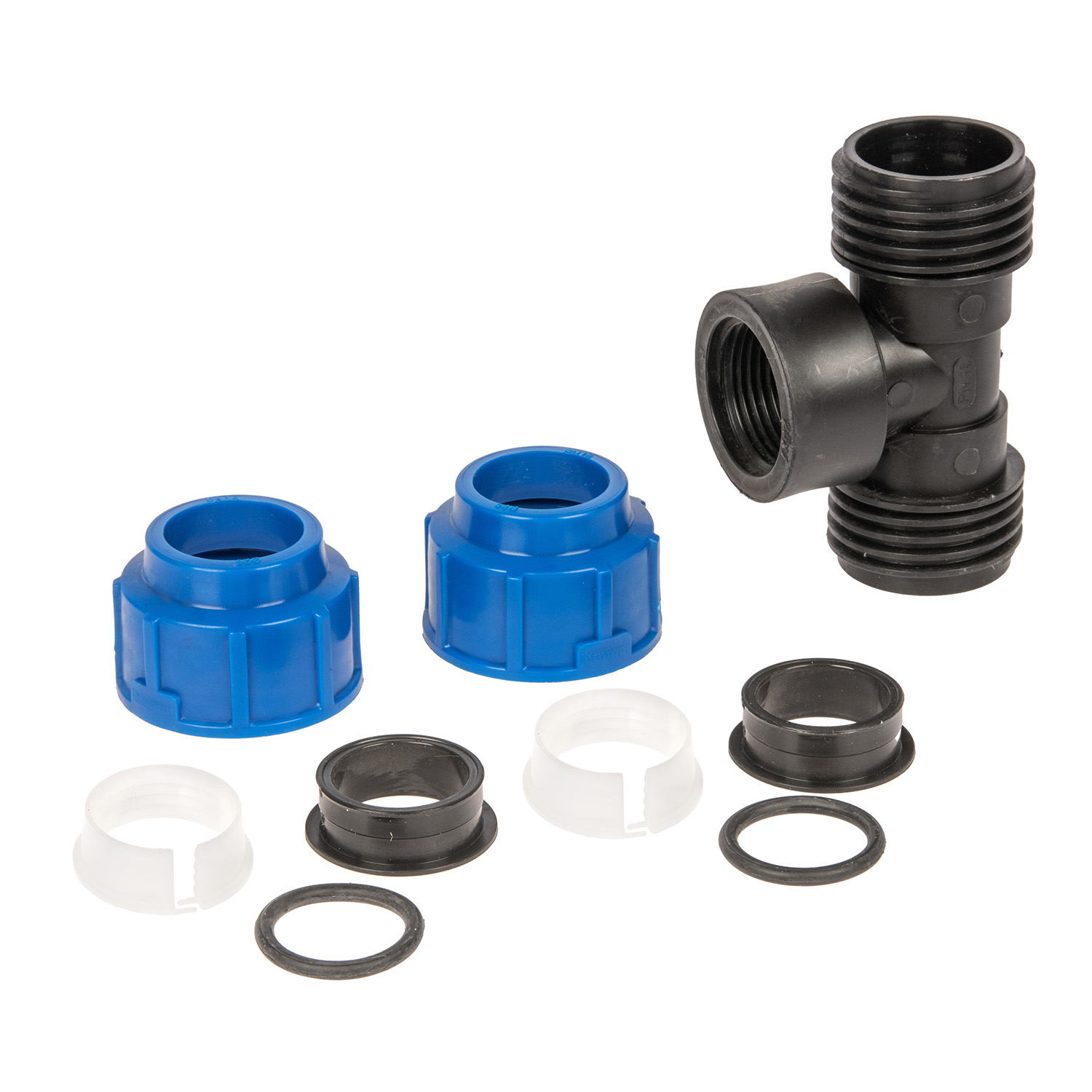 Тройник ПНД компрессия Ø 25х1"х25 внутр. резьба *1