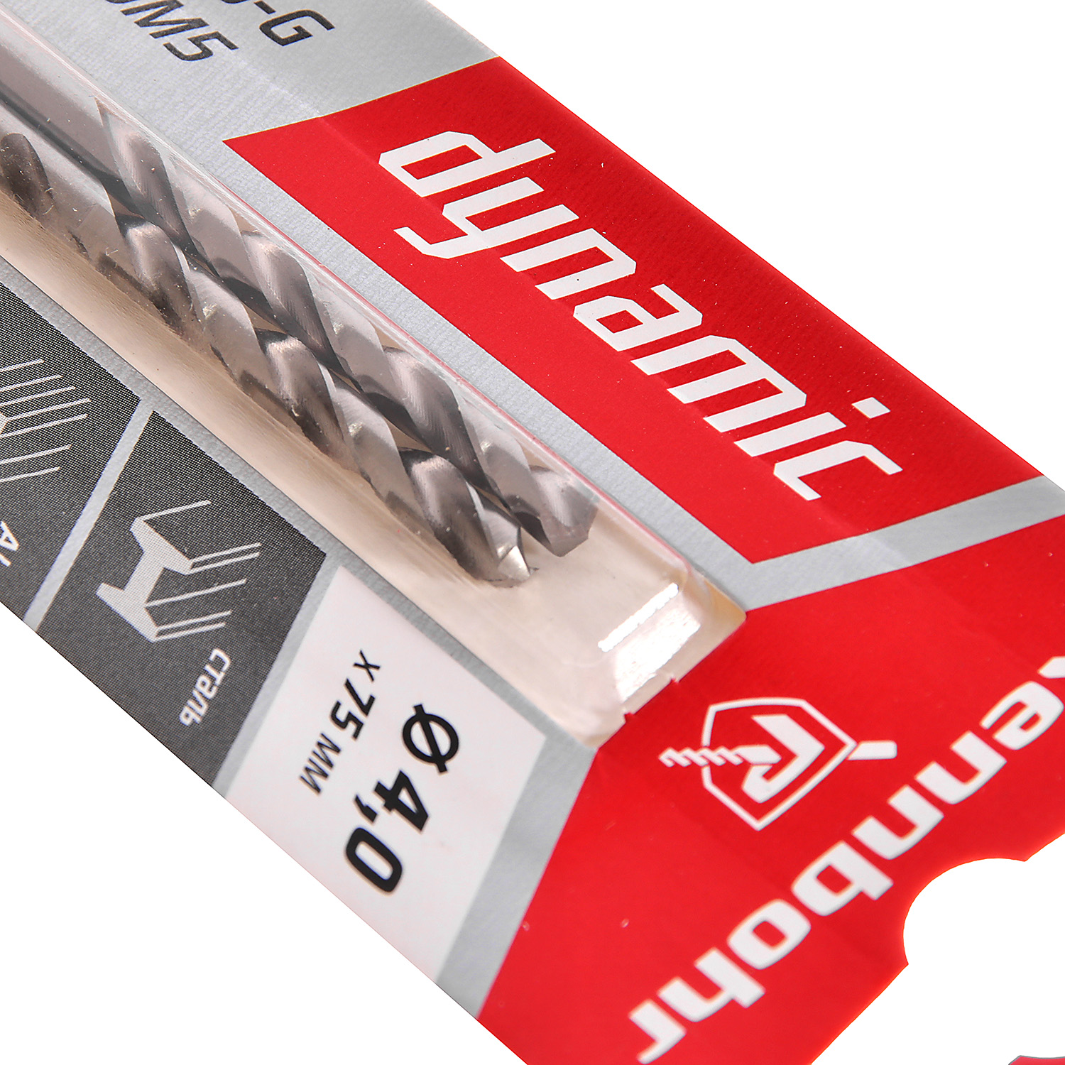 Сверло по металлу 4,00*75/43мм HSS-G P6M5 (2шт) блистер арт.675040 DYNAMIC RENNBOHR *10/40/640