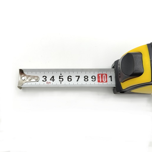 Рулетка 5м х19мм резино-пластик корпус стальн.лента автостоп магнит артYK005190M Novocraft*1/12/120