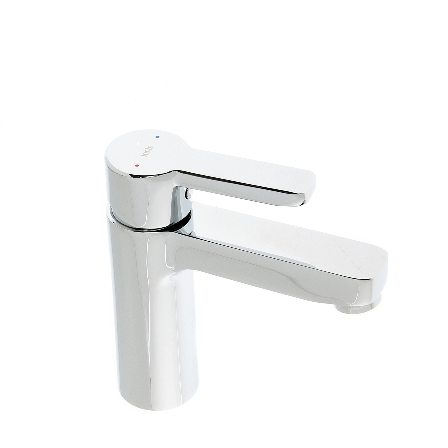 Смеситель для умывальника IDDIS Sena SENSB00i01, короткий излив, рычажный