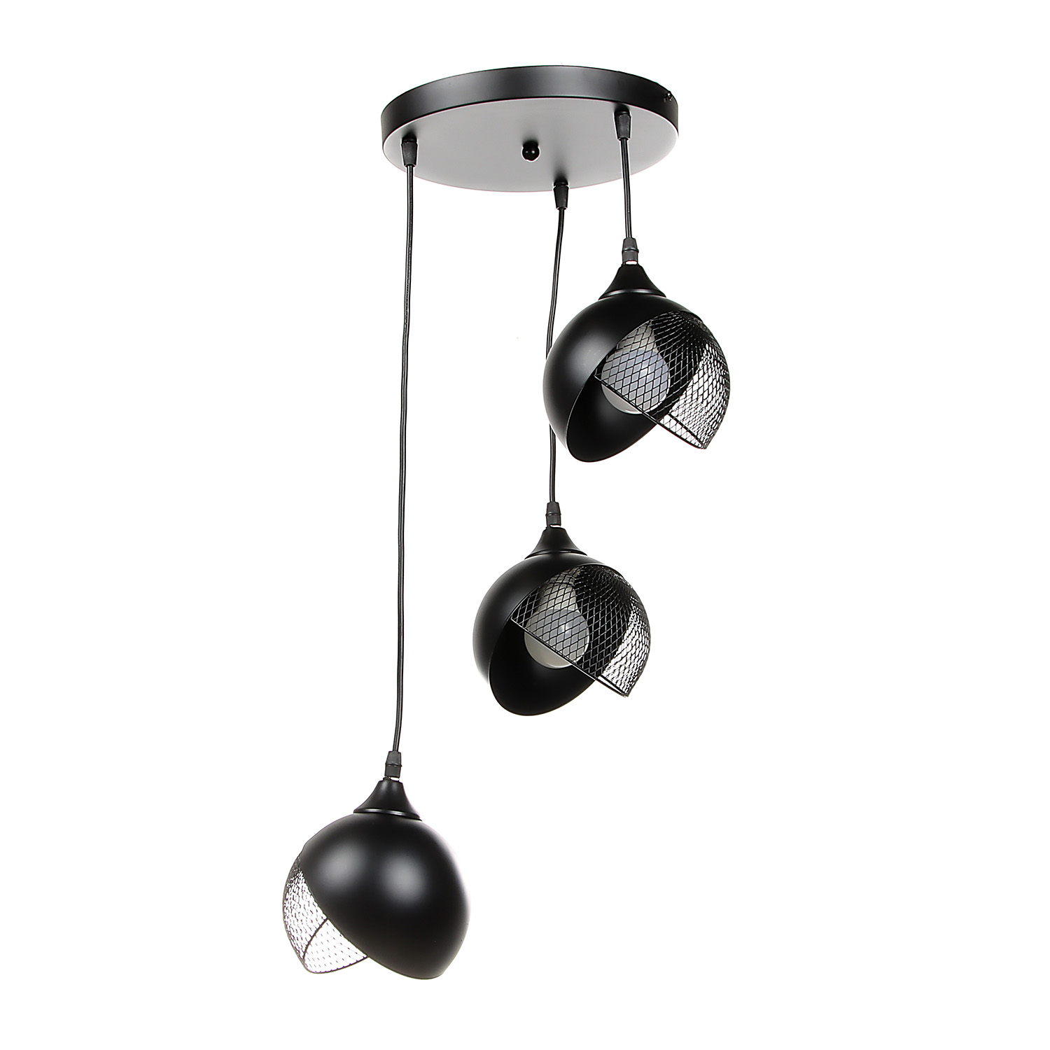 Люстра N6483/3H BK 3*40W E27 220V (d-360; h-800) VERNER LIGHTING *1 Люстра N6483/3H BK 3*40W E27 220V (d-360; h-800) VERNER LIGHTING *1