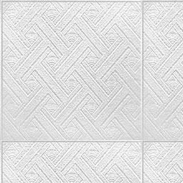 Плитка потолочная 50х50 см СОЛИД Вереск, 2 м², белый