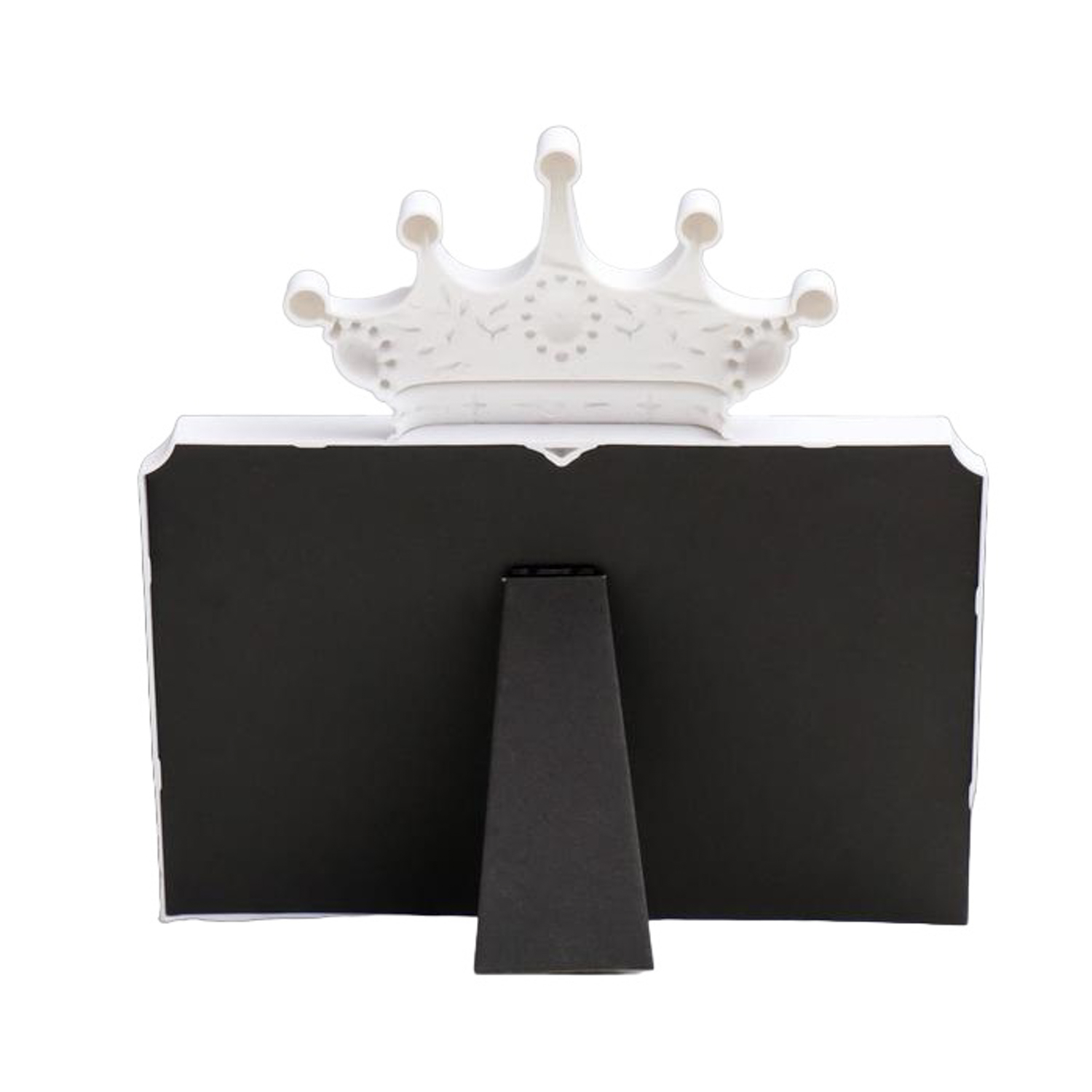 Фоторамка пластик на 2 фото 10х15 см "Корона" белая 30х28 см 2789274