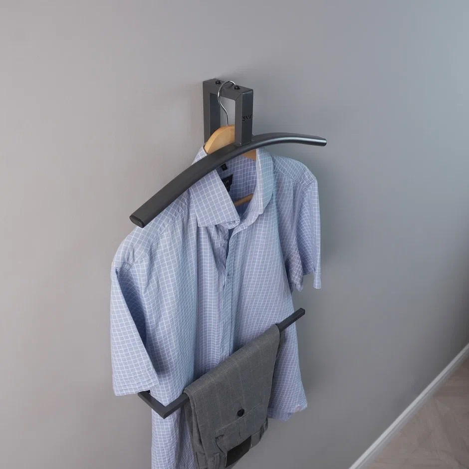 Вешалка надверная/настенная "Торонто 12" шир.440мм Графит ВКНТ12 ГР ("ЗМИ") *1 Вешалка надверная/настенная "Торонто 12" шир.440мм Графит ВКНТ12 ГР ("ЗМИ") *1