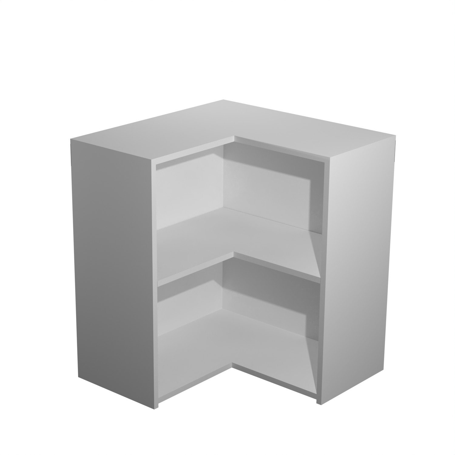 Шкаф навесной угловой 600х600 мм BROZEX-WOOD NordWind, с двумя дверцами