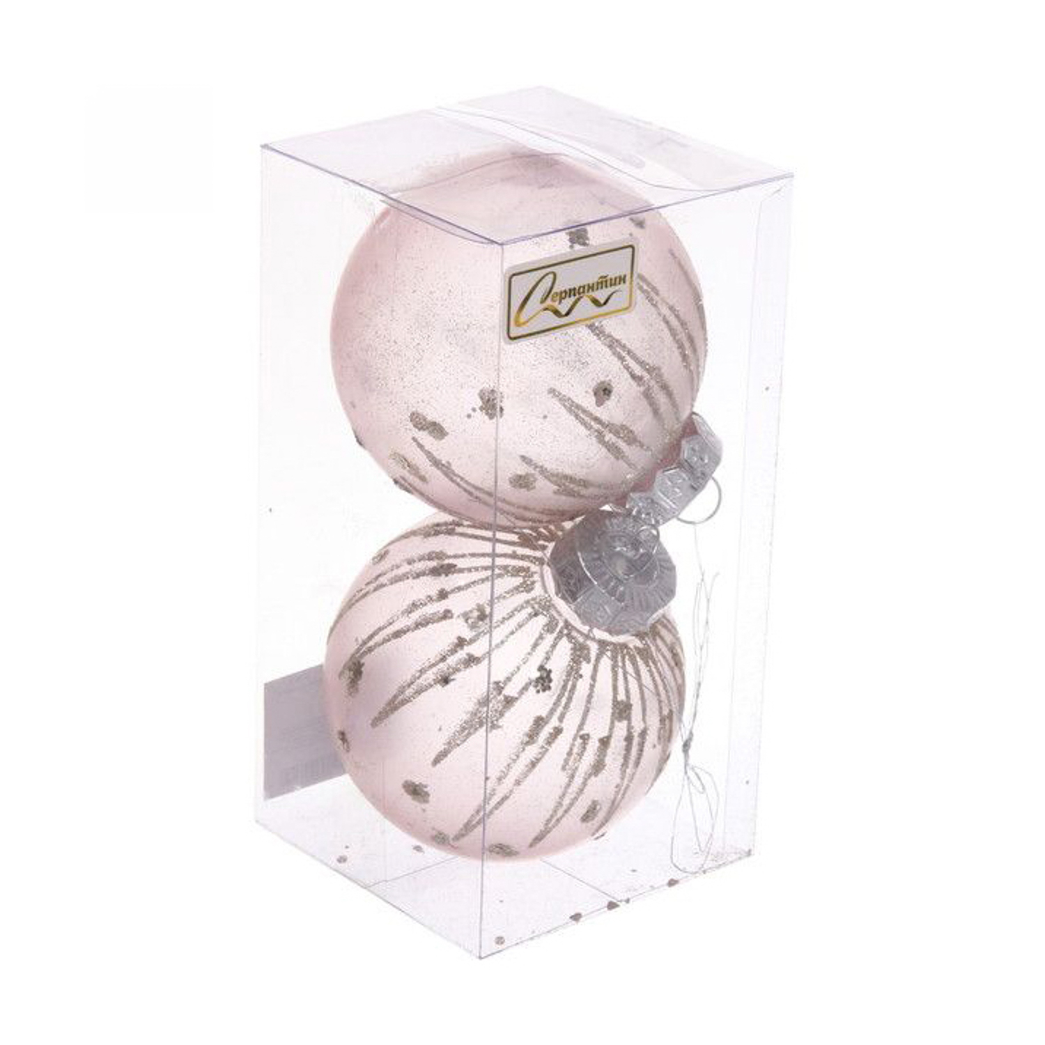 Набор украшений SHINE Diamond Tears 8 см (2 шт.), baby pink Набор украшений SHINE Diamond Tears 8 см (2 шт.), baby pink