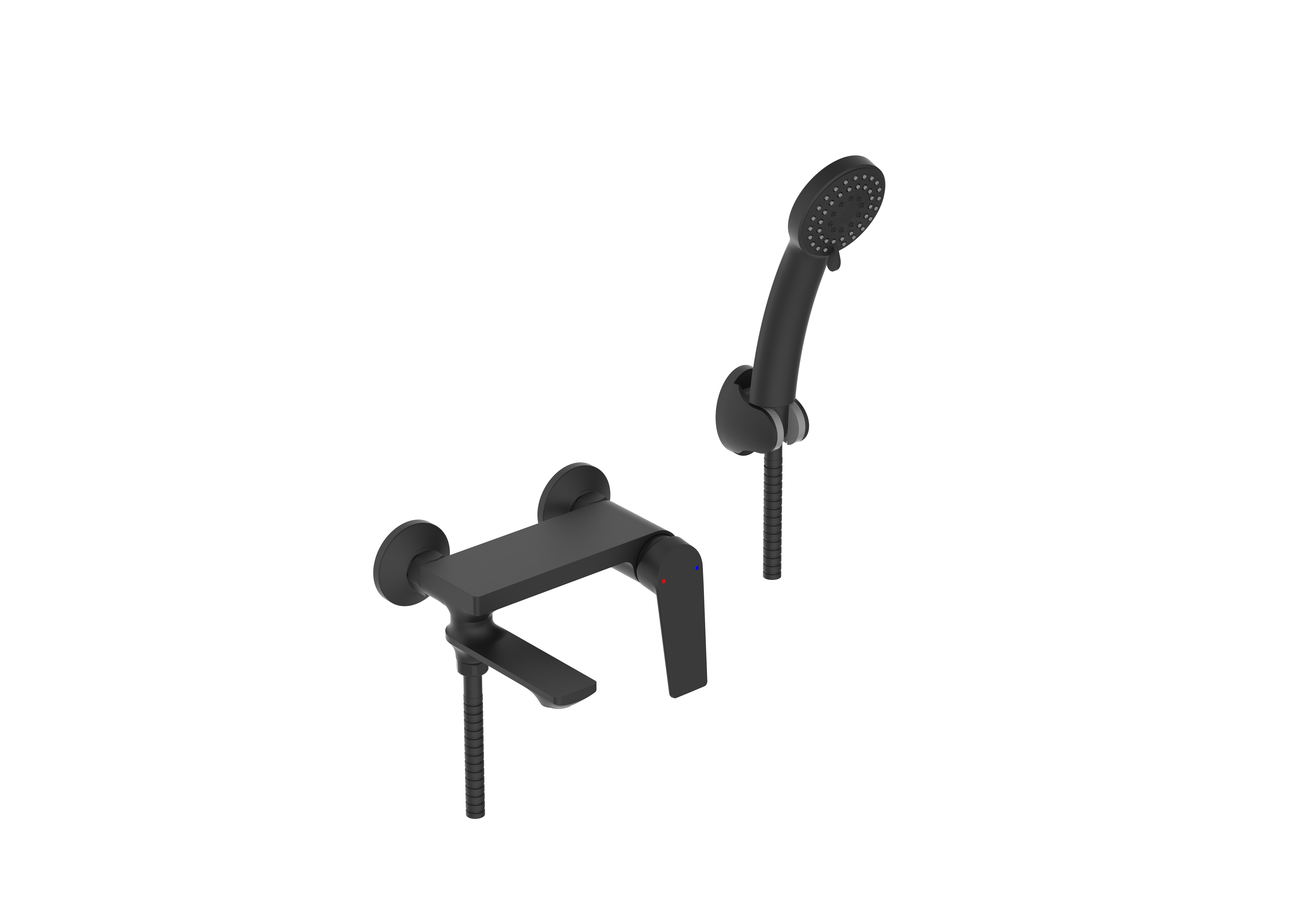 Смеситель для ванны "Potato" P30167-6 короткий излив (черный матовый) *1/10 Смеситель для ванны "Potato" P30167-6 короткий излив (черный матовый) *1/10