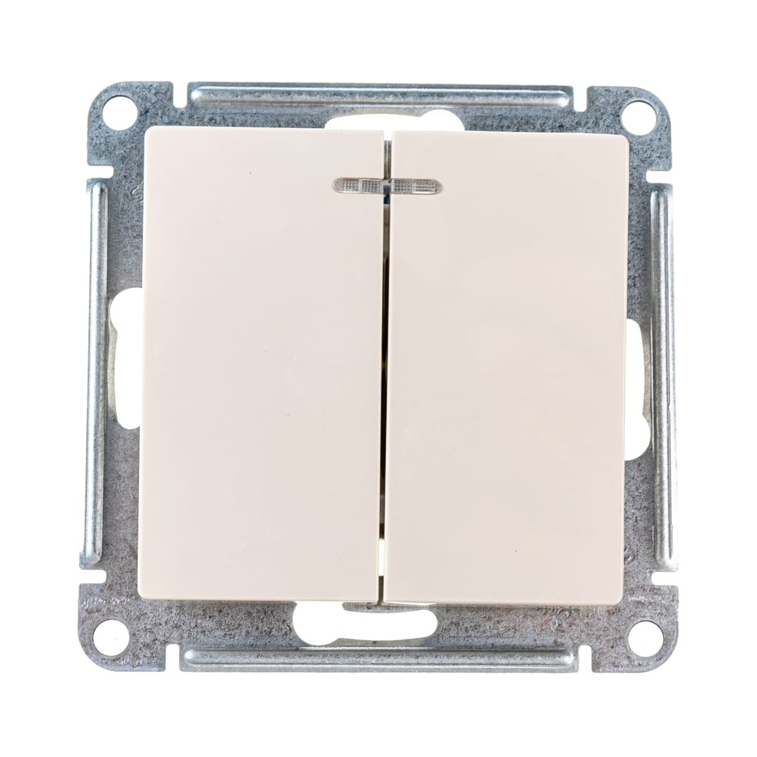 Механизм выключателя 2-кл. ATLAS DESIGN с подсвет. (сх.5а) 10АХ беж. SchE ATN000253