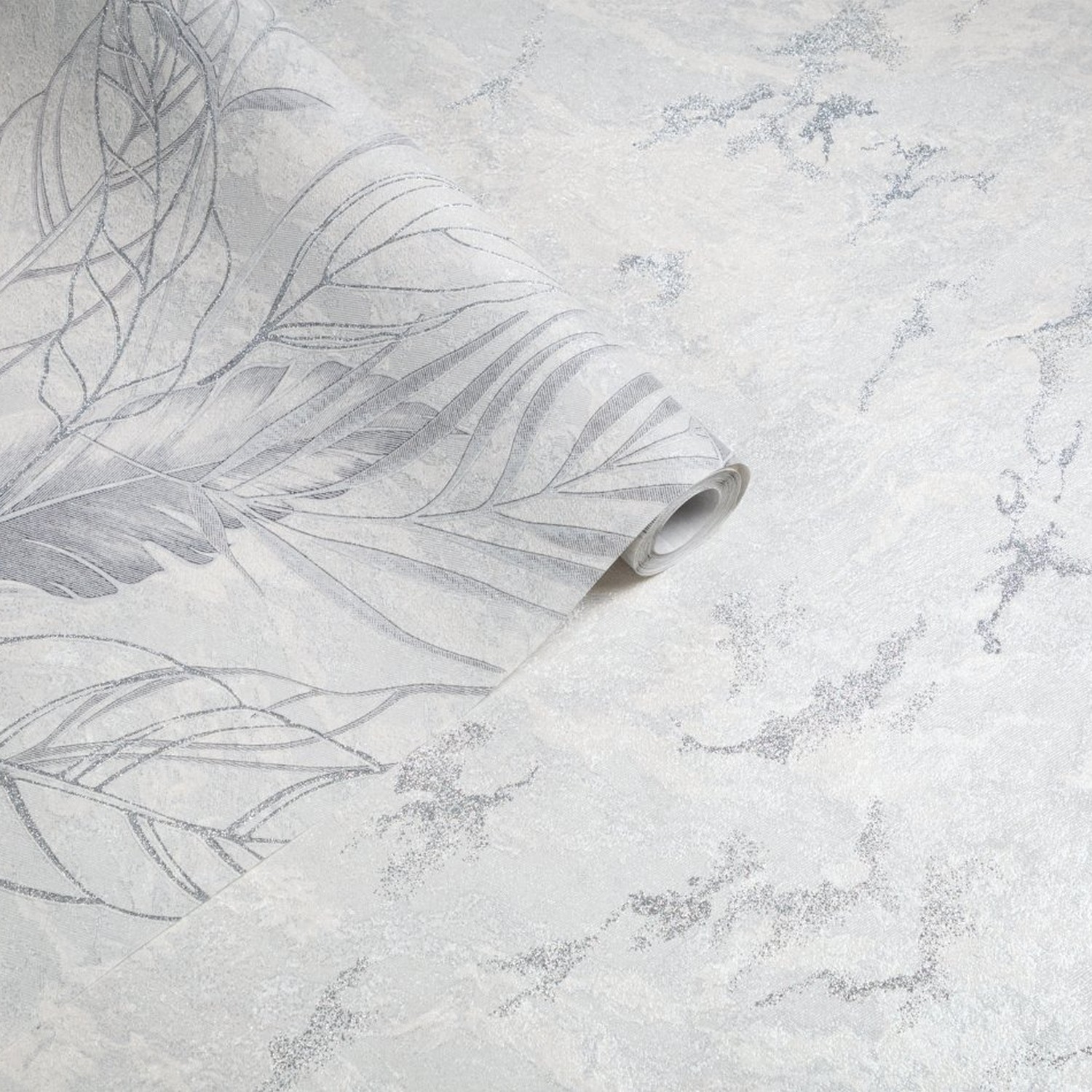 Обои флиз "Home Color" PROTECT-PLUS-VESNA фон (св.-сер.) HC72438-14  1,06*10м *1/8