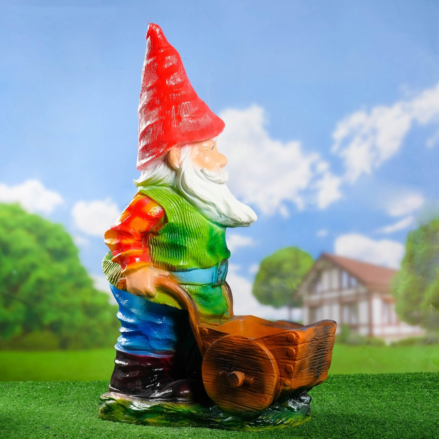 Садовая фигура "Гном мальчик" 43*27*76 см F03116 1145148