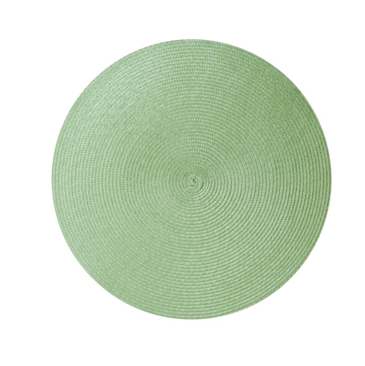 яяяСалфетка сервировочная "мат" полипроп. круглая d38см "Meadow" зел. арт.DM98110 "Domenik" *1/12/24