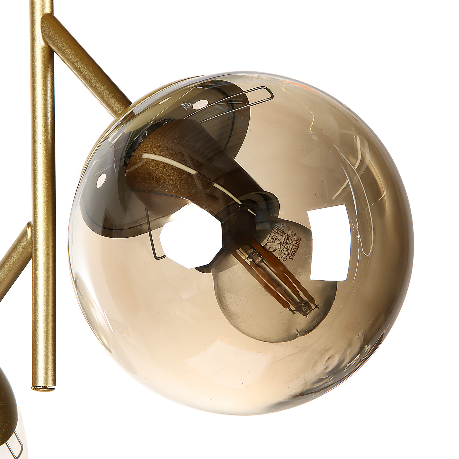 Люстра N36375/2 GD 2*40W E27 220V (l-350; w-130; h-300)  VERNER LIGHTING *1