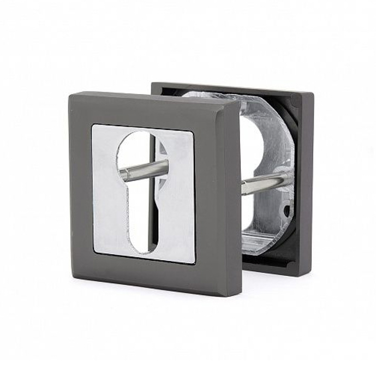 Накладка п/цилиндр НИКЕЛЬ черный A 200 ET BN Фабрика замков*1/25/100