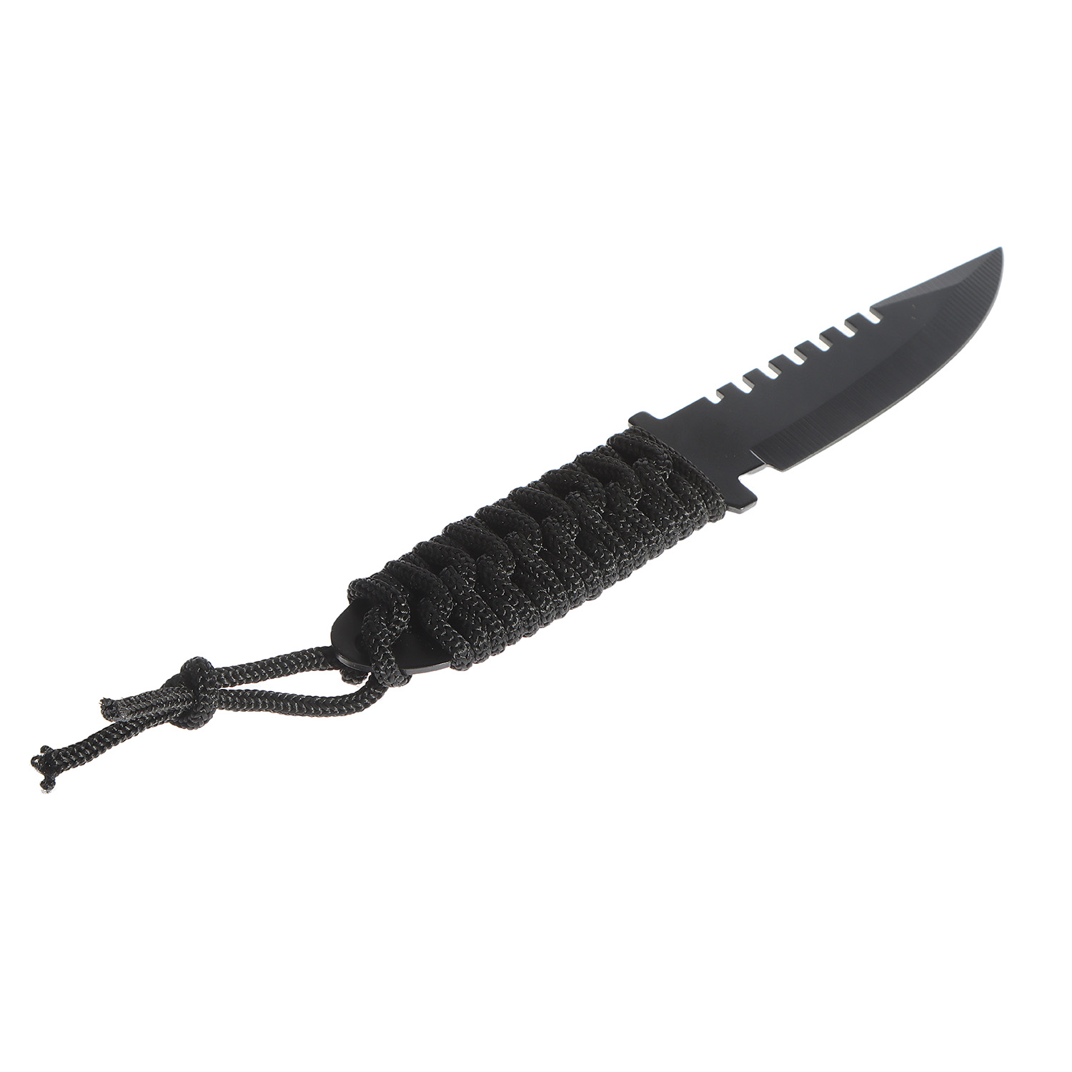 Нож туристический разделочный Ферест в оплетке, Мастер К. с зазубринами (234790)