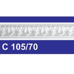 Плинтус потолочный С 105/70  2м 30*60 (СОЛИД)  *60 (аналог ДЦ11) Плинтус потолочный С 105/70  2м 30*60 (СОЛИД)  *60 (аналог ДЦ11)