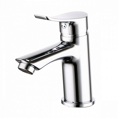 Смеситель для умывальника Milardo Amplex AMPSB00M01, короткий излив, рычажный