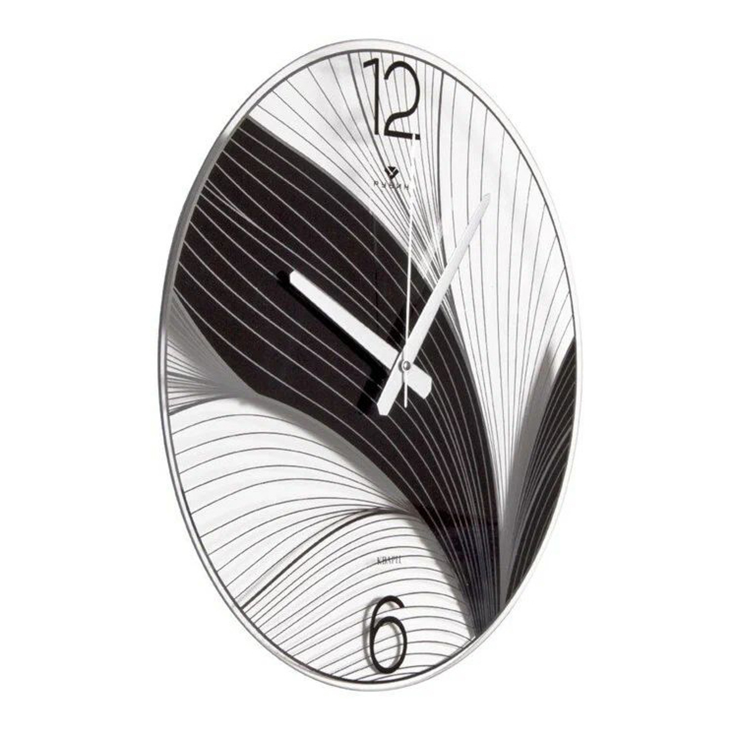 Часы настенные, серия: Интерьер, "Черный лотос", плавный ход, d-39 см 9467907 Часы настенные, серия: Интерьер, "Черный лотос", плавный ход, d-39 см 9467907