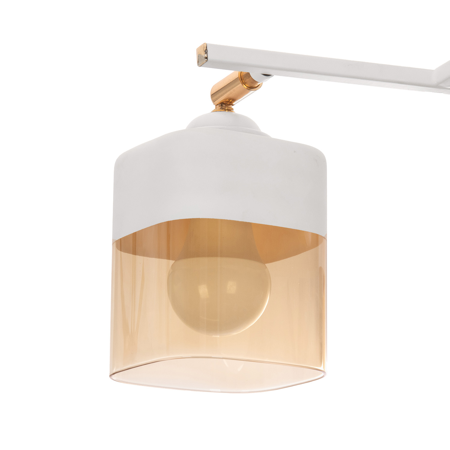 Люстра "Камелия" 4хЕ27 40Вт бело-золотой 56х56х27см 9408299 S=12м2