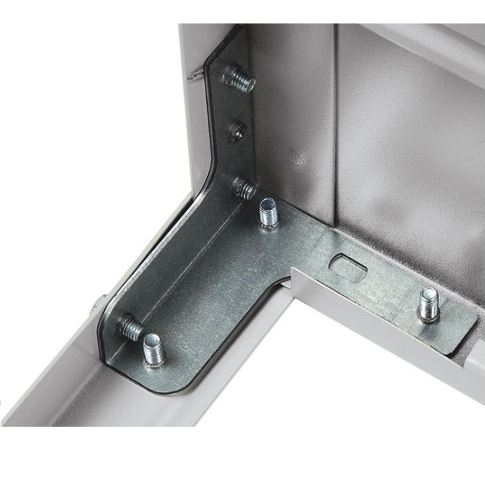 яяяСтеллаж металл. "MS STANDART" в.1,95м, ш.1м, гл.0,6м 4пол.(мах н.на пол.100кг)MS 200KD/100х60/4*1