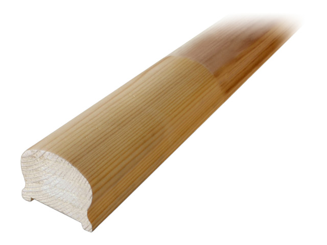 Поручень классический 5х6х300 см Арелан, сосна, сорт экстра