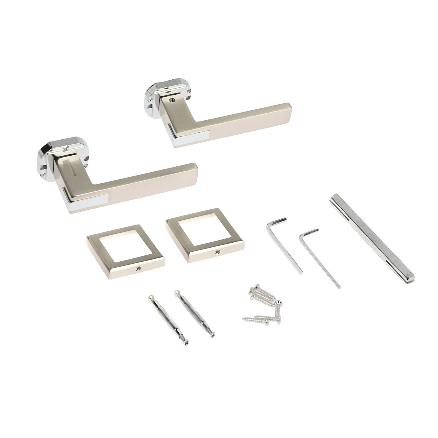 Ручка раздельная НИКЕЛЬ матовый VELASCA SN Палладиум