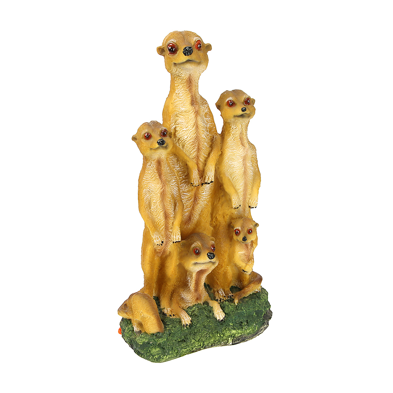 Садовая фигура "Большая семья сурикатов" 38х18х15см 9572956 Садовая фигура "Большая семья сурикатов" 38х18х15см 9572956