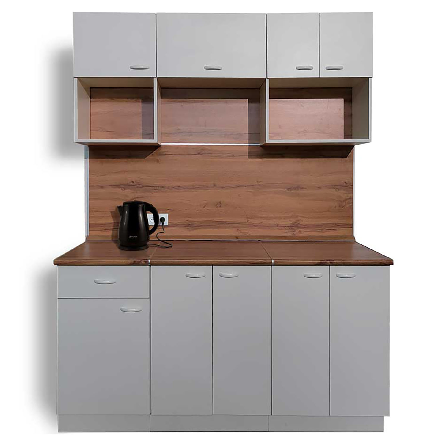 Шкаф напольный 400х850х600 мм BROZEX-WOOD Liberty, с двумя ящиками, белый