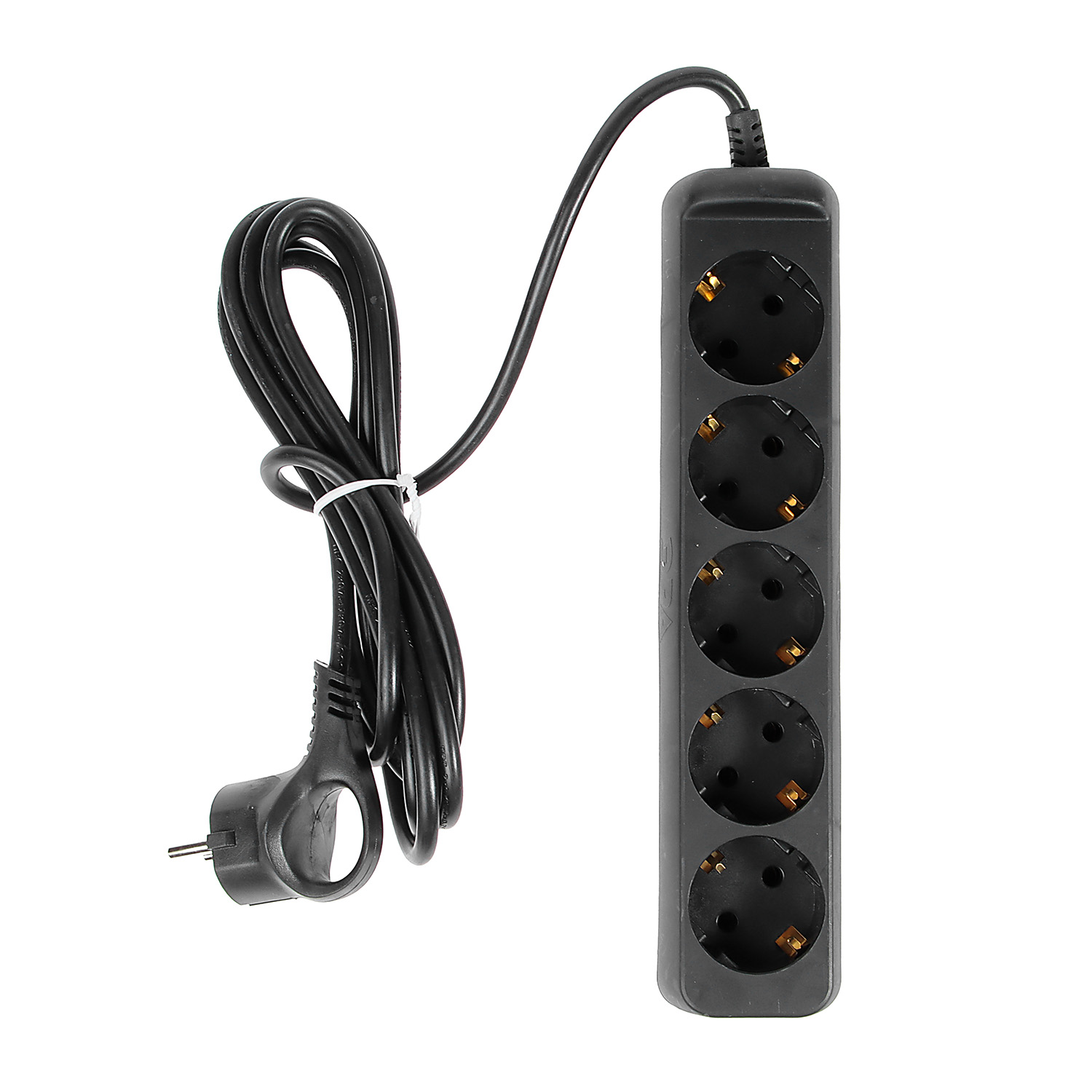 Удлинитель 5 розеток 3м с/з ПВС 3*0,75мм2 10А мощ. нагр 2200Вт ЧЕРНЫЙ ЭРА UX-5e-3m-B черный *1/5/20 Удлинитель 5 розеток 3м с/з ПВС 3*0,75мм2 10А мощ. нагр 2200Вт ЧЕРНЫЙ ЭРА UX-5e-3m-B черный *1/5/20