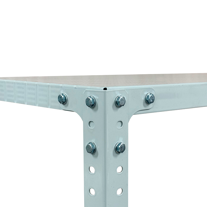 Стеллаж металл. "Steller" выс.1,75м, шир.0,9м, гл.0,4м, 4полки (мах нагр.на полку 100кг), Серый *1