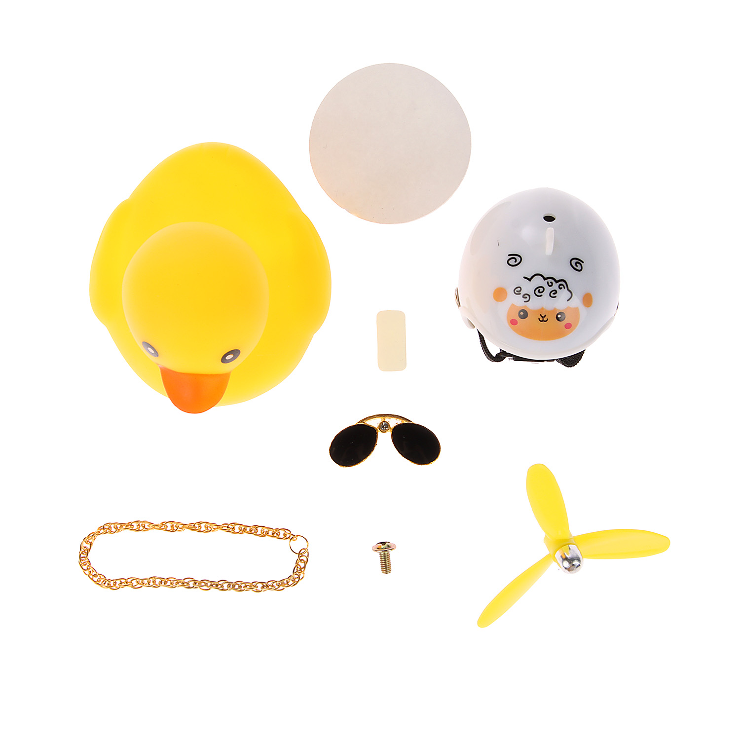 Утка с пропеллером, цвет черный, микс арт.7943658