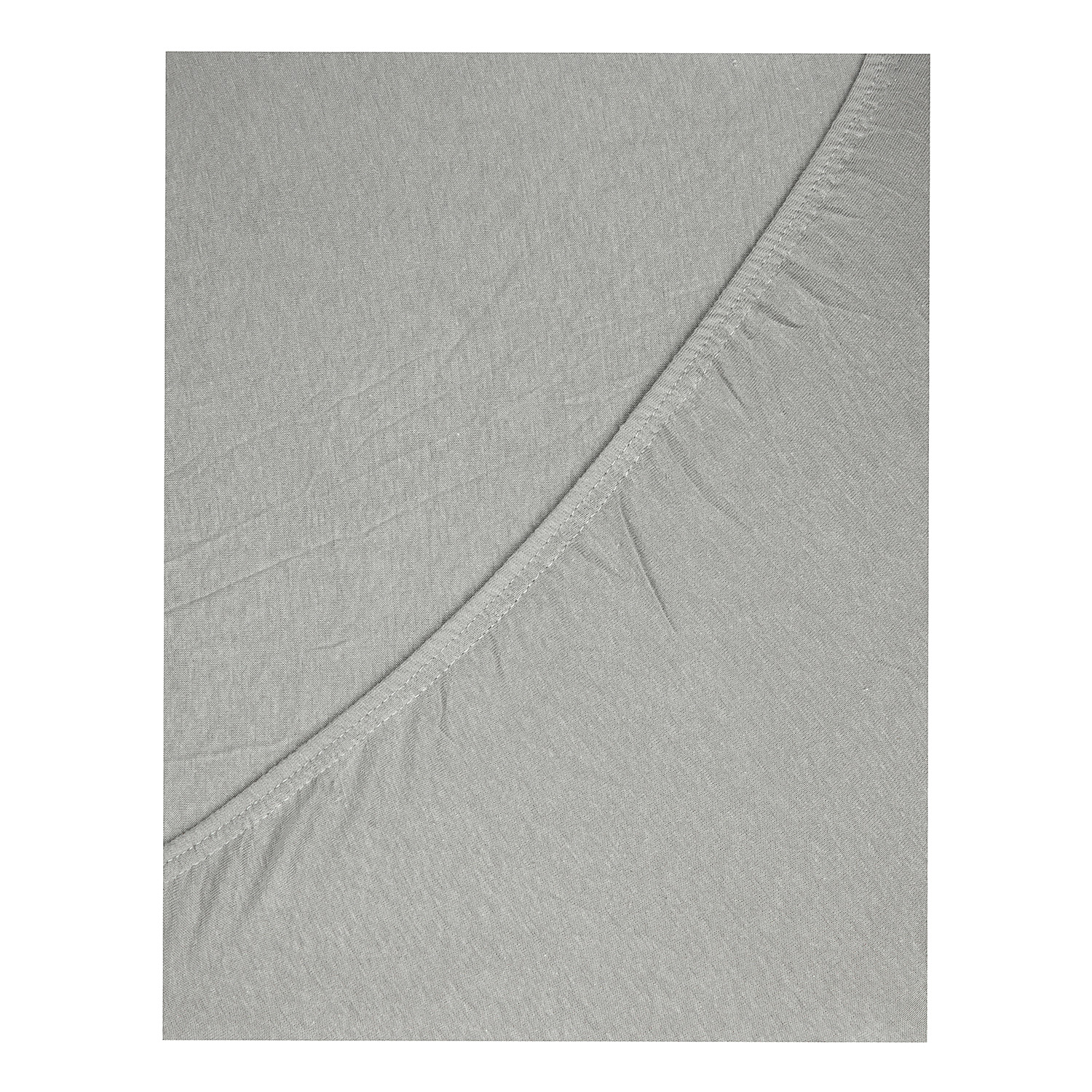 Простыня на резинке трикотаж 180*200*20см серый Belezza *1/6/24 Простыня на резинке трикотаж 180*200*20см серый Belezza *1/6/24