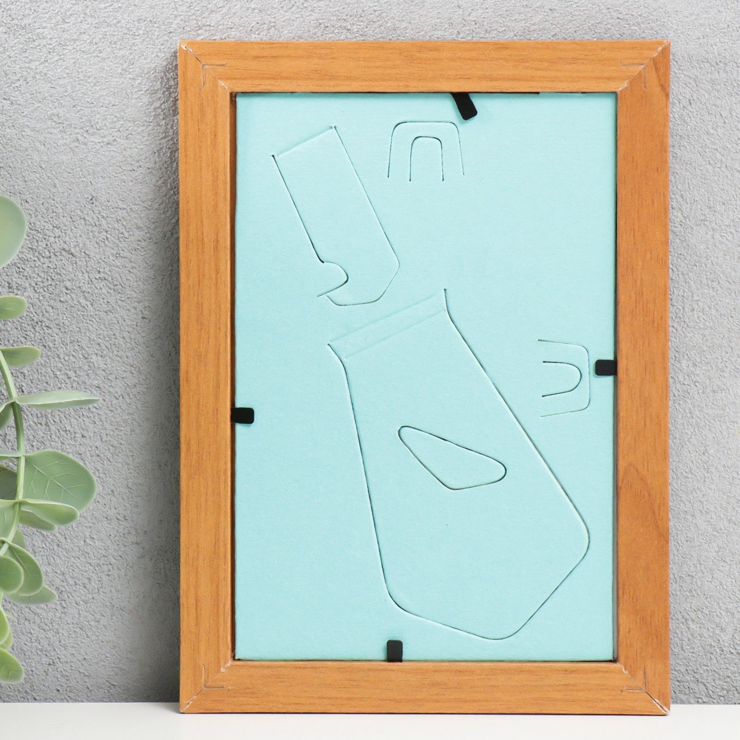 Фоторамка 10х15 см сосна, № 1 Янтарь, 17 мм   4063563