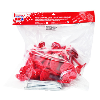 Дюбель 10х140 мм для теплоизоляции BROZEX, металлический гвоздь, 30 шт. Дюбель 10х140 мм для теплоизоляции BROZEX, металлический гвоздь, 30 шт.