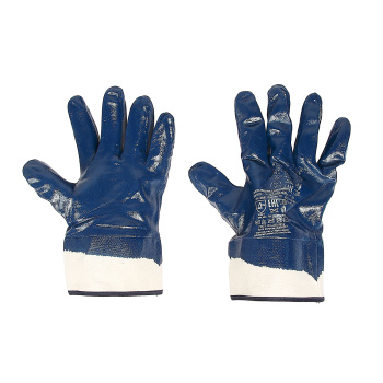 Перчатки рабочие нитрил, манжета-крага (851Р)  Ladoni *10/120 Перчатки рабочие нитрил, манжета-крага (851Р)  Ladoni *10/120