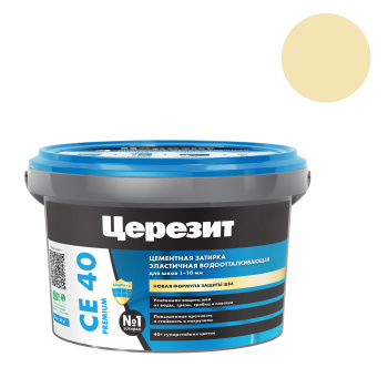 Затирка для швов Церезит CE 40, 2 кг, жасмин