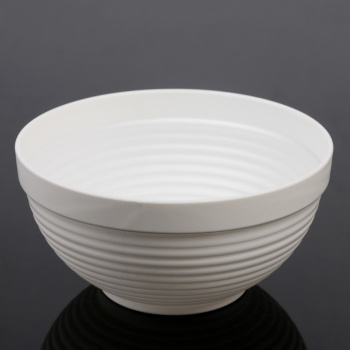 Кашпо пластм. "Парма" 1,3л d верха170мм h205мм Белый "5plast.ru" *1/26