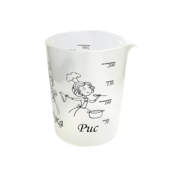 Стакан мерный пластм. 0,2л с рисунком MPG5866 ("МультиПласт") *1/13/52