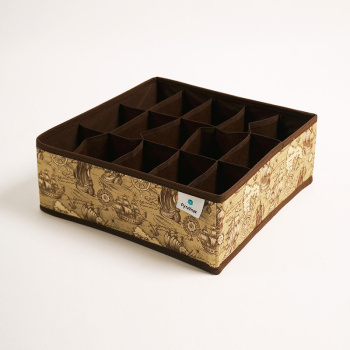 яяяОрганайзер д/хранения нетканый материал "Морская история" 300x300x110мм, 15секцийД70702.014 *1/60