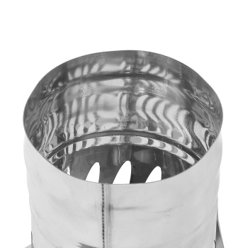 Зонт d.115, 0,5мм с искрогасителем нержавейка AISI 430 GS *1/14