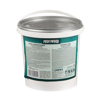 Лак акрилово-полиуретановый паркетный полуматовый 0,9 кг PROFIWOOD *1/6/336