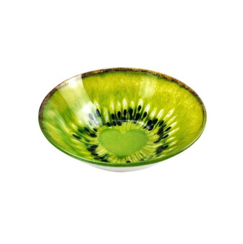 Салатник стекло "МФК" "Киви" d15см 280мл Зеленый MFK08354 *6/72