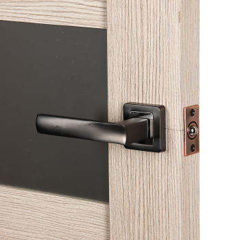 Дверь межкомнатная остеклённая ЦАРГИ COMFORT-12 Лиственница КАПУЧИНО 3D 600мм BROZEX-WOOD *1