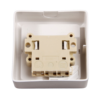 Выключатель "Хит" ОП 1кл. белый с индикатором ВА16-137-б *10/168