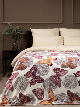 Плед 180*200см фланель Бабочки TF FN F108 b1820 Absolute *1