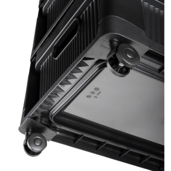 Комод пластм. "Velvet" 4 ящика выс.690мм, шир.300мм, гл.385мм Черный 435218813 ("Бытпласт") *1