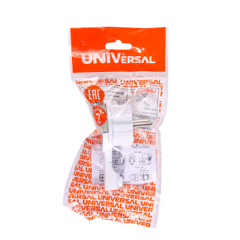 Вилка штеп.-невидимка электрич. с заземл. бел. 16А 250В *1/20/100