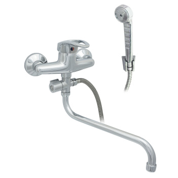 Смеситель для ванны ЦС-СМ 300/1-4 D35 М-43 круглый излив (Подольск) *1/8