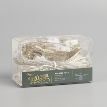 Гирлянда «Занавес роса» Luazon Lighting, 3х2.8 м, 8 режимов, фиолетовый, 300 LED, IP20, USB